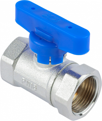 Кран шаровой FAR 3/4", ВР, син. бабочка, хром